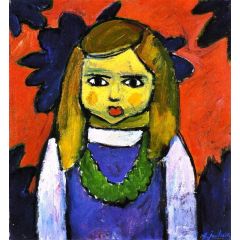Small Child Painting Reproduction