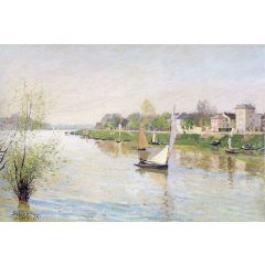 The Seine at Argenteuil Painting Reproduction