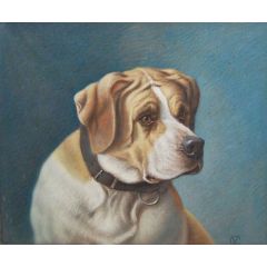 Mastiff Painting Reproduction