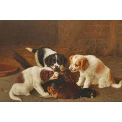 Dinner for Three Painting Reproduction