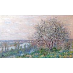 Spring in Vetheuil Painting Reproduction
