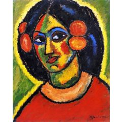 Portrait of a Woman, Katia Painting Reproduction