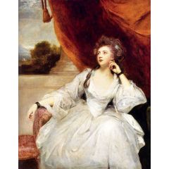 Portrait of Mrs. Stanhope Painting Reproduction