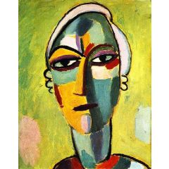 Mystical Head: Galka Fatum, Fate, also known as Fatum Mysterium Painting Reproduction