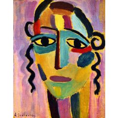 Mystical Head, also known as Emmy Scheyer Painting Reproduction