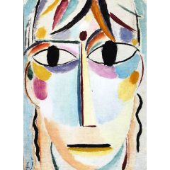 Savior’s Face: Expectation Painting Reproduction