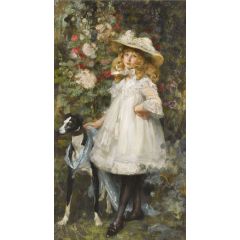 Portrait of a Girl Painting Reproduction