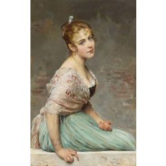 Contemplation Painting Reproduction