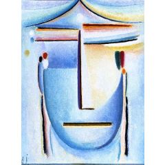 Abstract Head Painting Reproduction