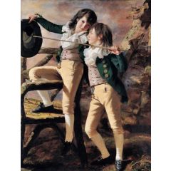 The Allen Brothers, also known as Portrait of James and John Lee Allen Painting Reproduction