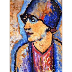 Portrait of Mrs. Kirchhoff Painting Reproduction