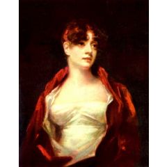 Portrait of Mrs. Robert Scott Moncrieff Painting Reproduction