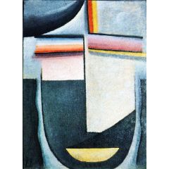 Abstract Head: Twilight Painting Reproduction