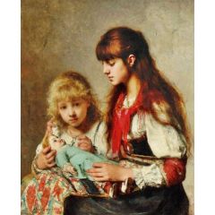 Sisters Painting Reproduction