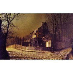 Yew Court, Scalby, near Scarborough Painting Reproduction