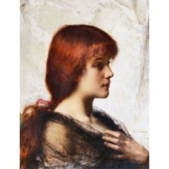 An auburn beauty Painting Reproduction