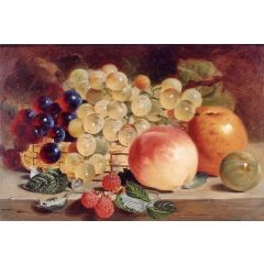 Still Life with Fruit on a Table Painting Reproduction