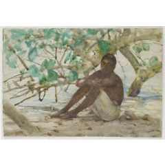 A West Indian boy Painting Reproduction
