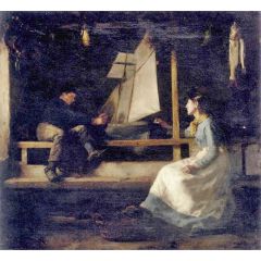 Ship Builders Painting Reproduction