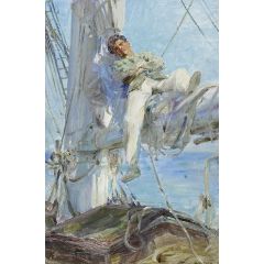 Sleeping Sailor Painting Reproduction