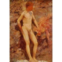 Charlie Mitchell Painting Reproduction
