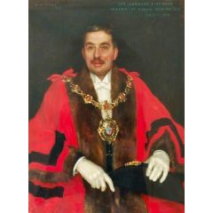 Sir Herbert John Ormond, Mayor of Stoke Newington Painting Reproduction