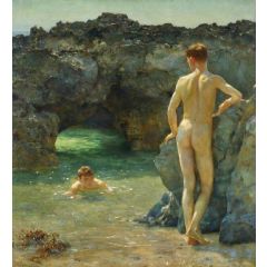 The Green Waterways Painting Reproduction