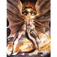 The Great Red Dragon and the Woman Clothed in Sun Painting Reproduction