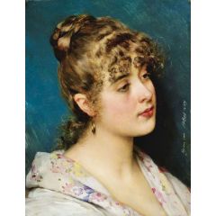 A Venetian Beauty Painting Reproduction