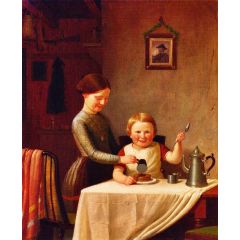 A Good Breakfast Painting Reproduction