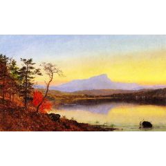 Sunset, Camel ’s Hump, Lake Champlain Painting Reproduction