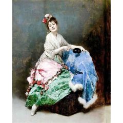 Portrait of a Lady Painting Reproduction