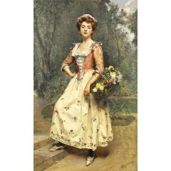 Spring Beauty Painting Reproduction