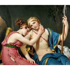 The Farewell of Telemachus and Eucharis Painting Reproduction