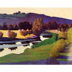 Evening on the Loire Painting Reproduction