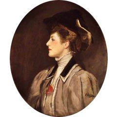 Maggie Teyte Painting Reproduction