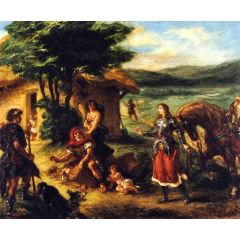 Erminia and the Shepherds Painting Reproduction