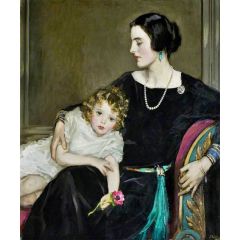 Anne Moira and the Honourable Mrs Forbes-Sempill Painting Reproduction