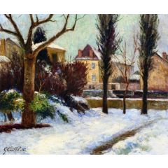 Winter Landscape Painting Reproduction