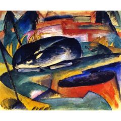 Sleeping Deer Painting Reproduction