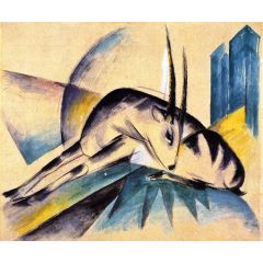 Antilope, also known as Gazelle Painting Reproduction