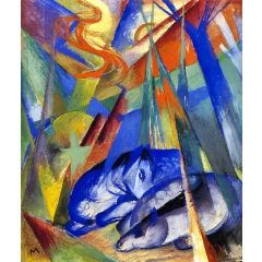 Sleeping Animals Painting Reproduction