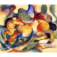 Jumping Horse Painting Reproduction