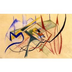 Small Fabulous Beast Painting Reproduction