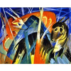 Fabulous Beast II, also known as Composition of Animals I Painting Reproduction