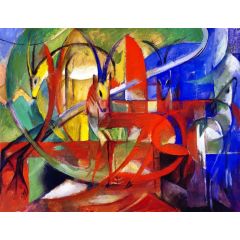 Gazelles Painting Reproduction