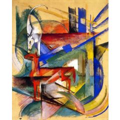 Composition of Animals II Painting Reproduction