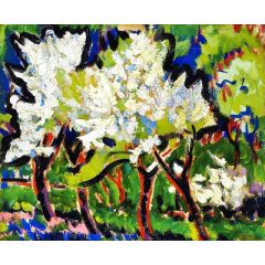 Blossoming Trees IV Painting Reproduction