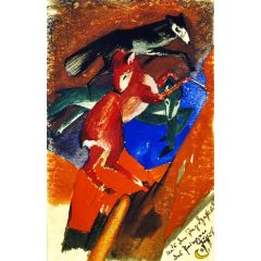 From the Hunting Fields of Prince Jussuff Painting Reproduction