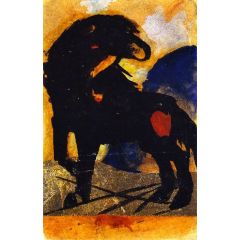 Little Black Horse Painting Reproduction